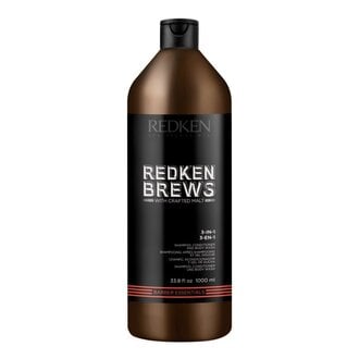 RedKen Brews Shampoing, revitalisant et savon pour le corps 3 en 1 RedKen Brews Shampoing, revitalisant et savon pour le corps 3 en 1
