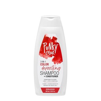 Punky Colour 3-in1 Color Depositing Shampoo + Conditioner (250ml/8.5oz) - Redilicious