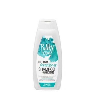Punky Colour 3-in1 Color Depositing Shampoo (250ml/8.5oz) Tealistic