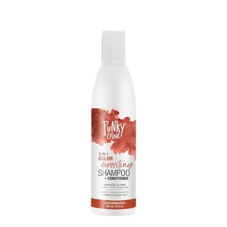 Punky Colour 3-in1 Color Depositing Shampoo (250ml/8.5oz) Auburnmazing