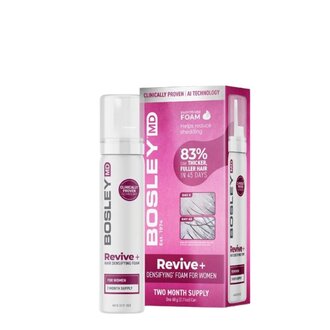Bosley MD Mousse densifiante capillaire pour femmes "Revive+" (60g/2.11oz) Bosley MD Mousse densifiante capillaire pour femmes "Revive+" (60g/2.11oz)