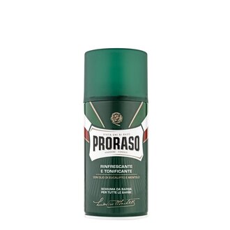 Proraso Mousse à raser "Refreshing" à l'huile d’eucalyptus et au menthol – Pour tous les types de barbe et de peau Proraso Mousse à raser "Refreshing" à l'huile d’eucalyptus et au menthol – Pour tous les types de barbe et de peau
