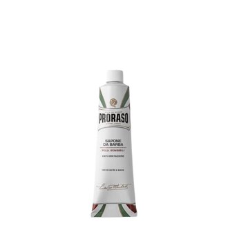 Proraso Shaving Soap in a tube with Oatmeal and Green Tea - For sensitive skin (150ml/5.2oz)