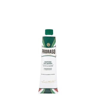 Proraso Shaving Cream in a tube Eucalyptus Oil and Menthol (150ml/5.2oz)
