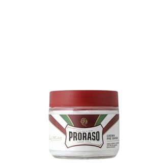 Proraso Pre-Shaving Cream with Sandalwood Oil and Shea Butter (100ml/3.6oz)