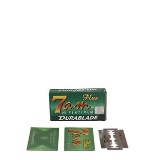 7a.m Plus Lame "Hi Platinum Half Blades" Durablade (5 lames par paquet) 7a.m Plus Lame "Hi Platinum Half Blades" Durablade (5 lames par paquet)