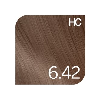 Revlonissimo HC6.42 - Dark Copper Iridescent Blonde / Revlonissimo Colorsmetique High CoverAge Permanent Color (60ml/2.0oz)