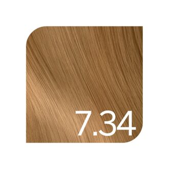 Revlonissimo 7.34 - Medium Golden Copper Blonde / Revlonissimo Colorsmetique Permanent Hair Color (60ml/2.0oz)