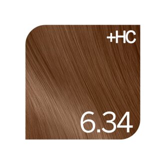 Revlonissimo HC6.34 - Dark Golden Copper Blonde / Revlonissimo High CoverAge Permanent Hair Color (60ml/2.0oz)