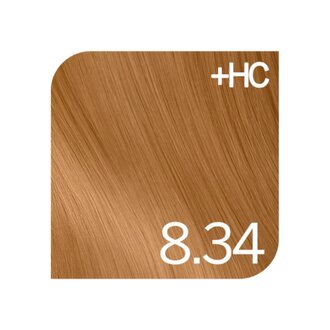 Revlonissimo HC 8.34 - Light Golden Copper Blonde / Revlonissimo Colorsmetique Permanent Hair Color Goldens (60ml/2.0oz)
