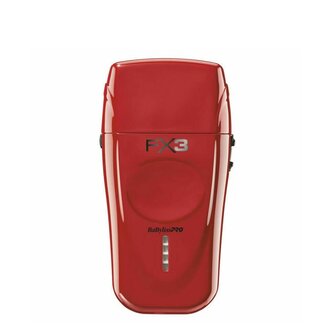 BaByliss PRO Cordless FXX3S High Speed Double Foil Shaver - Red