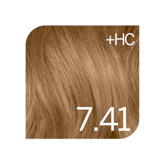Revlonissimo 7.41 - Medium Chestnut Ash Blonde / Revlonissimo Colorsmetique Permanent Hair Color (60ml/2.0oz)
