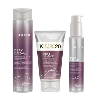 Joico Trio protecteur "Defy Damage" (300ml/10.1oz, 150ml/5.1oz, 100ml/3.3oz)