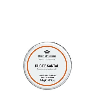 Henri et Victoria Duc de Santal Mustache Wax - Medium Hold (14g/0.5oz)
