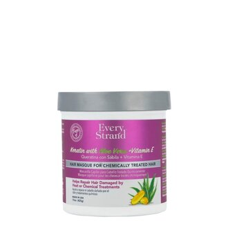 Every Strand Masque capillaire "Keratin with Aloe Vera + Vitamin E" (425g/15.0oz) Every Strand Masque capillaire "Keratin with Aloe Vera + Vitamin E" (425g/15.0oz)