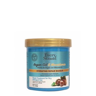 Every Strand Masque réparateur hydratant à l'huile d'argan et macadamia Every Strand Masque réparateur hydratant à l'huile d'argan et macadamia