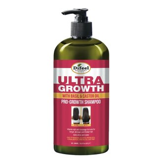 Difeel Ultra Growth Basil & Castor Oil  Pro-Growtn Shampoo