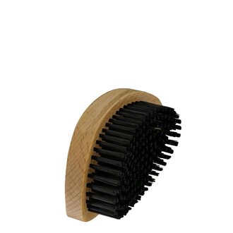Suavecito Synthetic Mid-Grade Bristle Beard Brush - Natural Wood