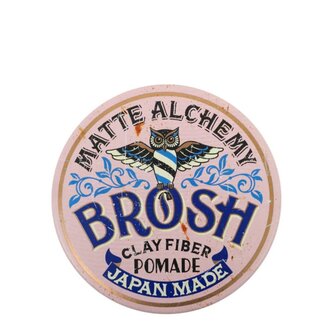 Brosh Pomade Pâtes d'argile "Clay Fiber Pomade" Matte Alchemy (115g/4.0oz) Brosh Pomade Pâtes d'argile "Clay Fiber Pomade" Matte Alchemy (115g/4.0oz)