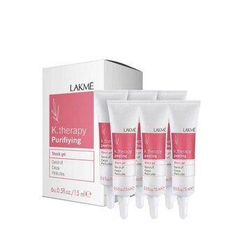 Lakmé K.Therapy Peeling Dandruff Shock Gel (6x15ml/0.5oz)