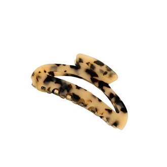Half-Moon Hair Clip - Tortoise Light