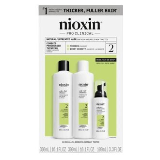 Nioxin System 2 Trio (2x 300ml/10.1oz, 1x 100ml/3.38oz)