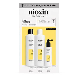 NIOXIN Trio Système 1 (2x 300ml/10.1oz, 1x 100ml/3.38oz) NIOXIN Trio Système 1 (2x 300ml/10.1oz, 1x 100ml/3.38oz)