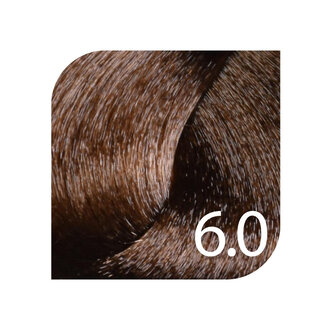 HueSee 6.0/6N - Dark Blonde Natural / Color Cream Permanent Hair Color (100ml/3.38oz)