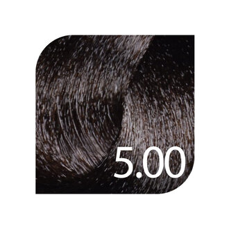 HueSee 5.00/5NN - Light Brown Intense Natural / Color Cream Permanent Hair Color (100ml/3.38oz)