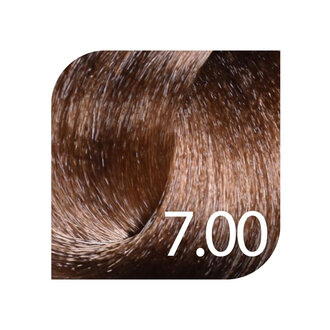 HueSee 7.00/7NN - Medium Blonde Intense Natural / Color Cream Permanent Hair Color (100ml/3.38oz)