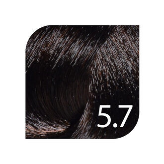 HueSee 5.7/5M - Light Brown Matte / Color Cream Permanent Hair Color (100ml/3.38oz)