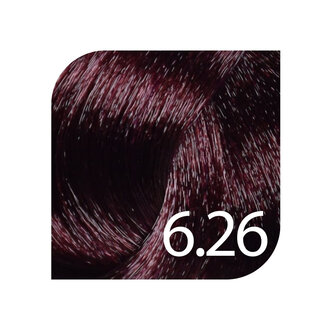 HueSee 6.26/6Vr - Dark Blonde Violet Red / Color Cream Permanent Hair Color (100ml/3.38oz)