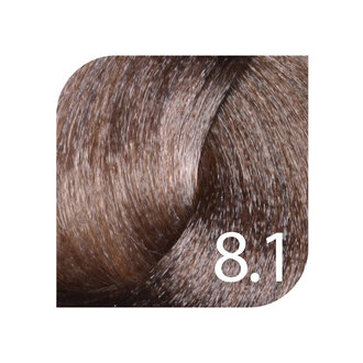 HueSee 8.1/8A - Blonde Ash / Color Cream Permanent Hair Color (100ml/3.38oz)