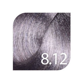 HueSee 8.12/8Av - Blonde Ash Violet / Color Cream Permanent Hair Color (100ml/3.38oz)