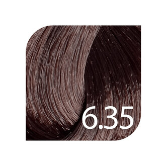 HueSee 6.35/6Gb - Dark Blonde Gold Browny / Color Cream Permanent Hair Color (100ml/3.38oz)