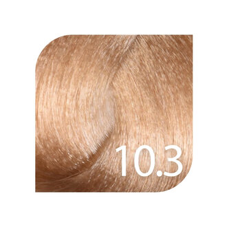 HueSee 10.3/10G - Blond très pâle doré / Coloration crème permanente (100ml/3.38oz)
