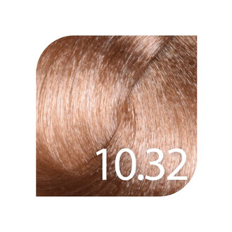 HueSee 10.32/10Gv - Very Light Blonde Gold Violet / Color Cream Permanent Hair Color (100ml/3.38oz)