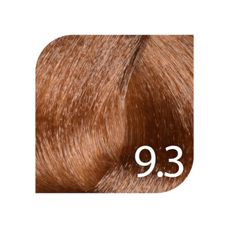HueSee 9.3/9G - Light Blonde Gold / Color Cream Permanent Hair Color (100ml/3.38oz)