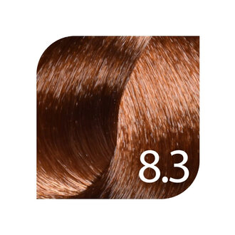 HueSee 8.3/8G - Blonde Gold / Color Cream Permanent Hair Color (100ml/3.38oz)