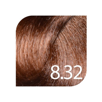 HueSee 8.32/8Gv - Blonde Gold Violet / Color Cream Permanent Hair Color (100ml/3.38oz)