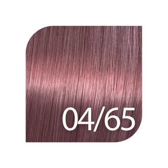 Wella Shinefinity 04/65 - Medium brown violet mahogany / Wella Shinefinity Zero Lift Glaze Demi Permanent Gel-Cream Color (60ml/2.0oz)