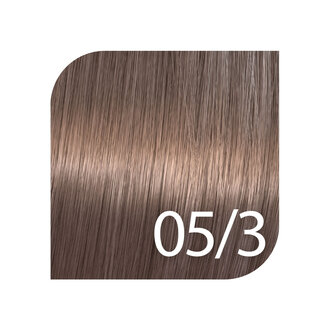 Wella Shinefinity 05/3 - Light Brown Gold / Wella Shinefinity Zero Lift Glaze Demi Permanent Gel-Cream Color (60ml/2.0oz)