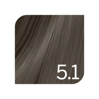 Revlonissimo 5.1 - Light Ash Brown / Revlonissimo Colorsmetique Hair Color (60ml/2.0oz)