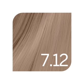 Revlonissimo 7.12 - Medium Ash Iridescent Blonde / Revlonissimo Colorsmetique Permanent Hair Color (60ml/2.0oz)