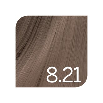 Revlonissimo 8.21 - Light Iridescent Ash Blonde / Revlonissimo Colorsmetique Permanent Hair Color (60ml/2.0oz)