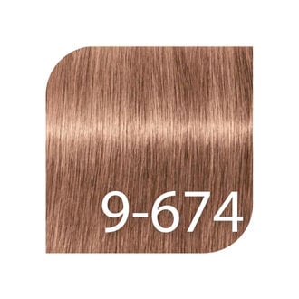 Schwarzkopf Igora Royal Professional 9-674 - Blond extra clair chocolat cuivré beige / Coloration permanente "Igora Royaltakeover Dusted Red" (60ml/2.1oz)