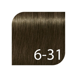 Schwarzkopf Igora Zero AMM Professional 6-31 - Dark Blonde Matte Cendré / Igora Zero AMM Permanente Color (60ml/2.0oz)