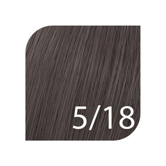 Wella Koleston Perfect 5/18 - Châtain clair cendré perlé / Coloration permanente "Koleston Perfect Me+ Rich Naturals" (57g/2.0oz)
