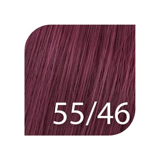 Wella Koleston Perfect 55/46 - Intense Light Brown Red-Violet / Koleston Perfect Me+ Vibrant Reds Permanent Hair Color (57g/2.0oz)