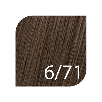 Wella Koleston Perfect 6/71 - Dark Blonde Brown Ash / Koleston Perfect Me+ Deep Browns Permanent Hair Color (57g/2.0oz)